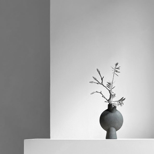 Sphere Vase Bubl, Mini - Dark Grey