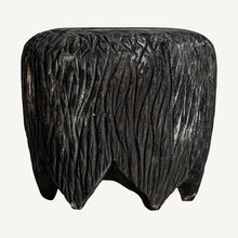 Load image into Gallery viewer, SIDE TABLE BLACK DISTRESSED COLOUR