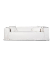 Charger l&#39;image dans la galerie, 3P White Linen sofa