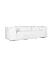 Load image into Gallery viewer, 3P White Linen sofa