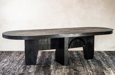 Unique Brazil Burnt Wood Table 280 cm