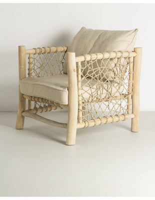 Teak armchair