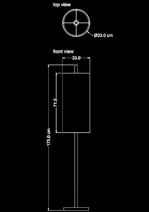 Stalia Teak Wood Floor Lamp