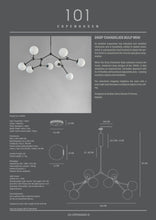 Load image into Gallery viewer, Drop Chandelier Bulp, Mini - Grey