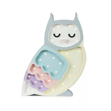 Load image into Gallery viewer, Little Lights Owl Lamp