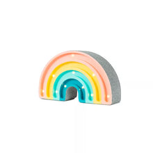 Cargar imagen en el visor de la galería, Little Lights Rainbow Mini Lamp | Glitter