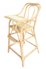 Load image into Gallery viewer, baby chair, baby high chair, baby rattan chair, baby rattan high chair, baby rattan high chair Limassol, baby rattan high chair Cyprus, baby high chair Limassol, baby high chair Cyprus