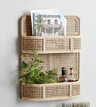 Load image into Gallery viewer, Lucca rattan shelf